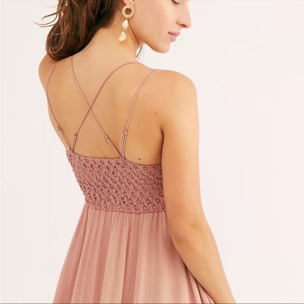 Free People One Adella Mini Slip Dress - Picture 7 of 7